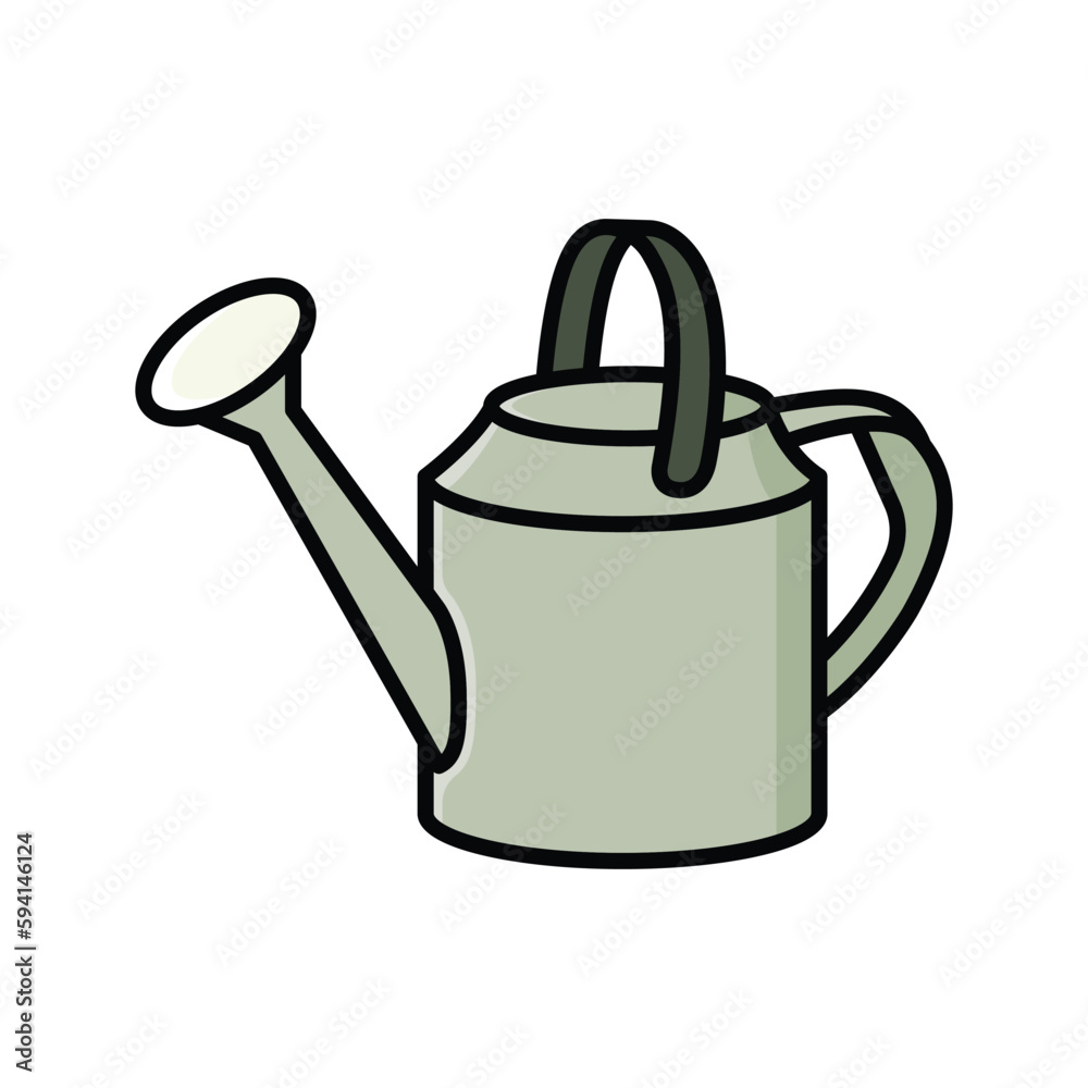 Obraz premium watering can icon vector design template in white background
