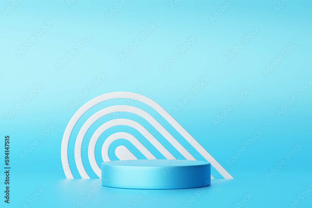 Obraz premium 3d background products display podium scene with geometric platform. backdrop background 3d render with podium.