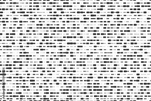 Dotted pattern. Grungy texture background. Abstract retro half tone design. Vector