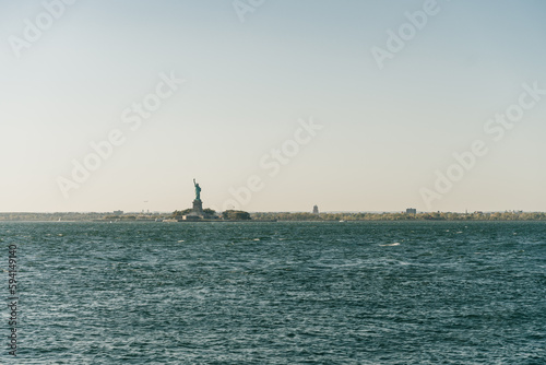 statue of liberty from brooklyn, new york