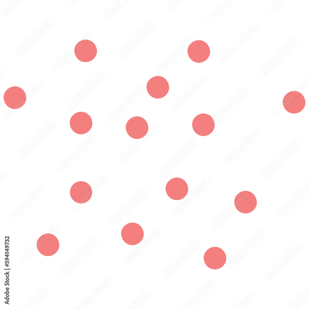 Red Hand Drawn Dot Scribble Red Hand Drawn Dot Scribble