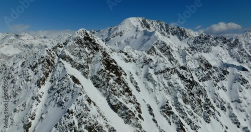 Slowly revealing the awe-inspiring Kaunertal Glacier in the Austrian Alps photo