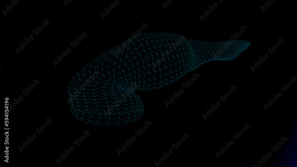 Pancreas Human Digestive System Anatomy For Medical Concept 3D ...