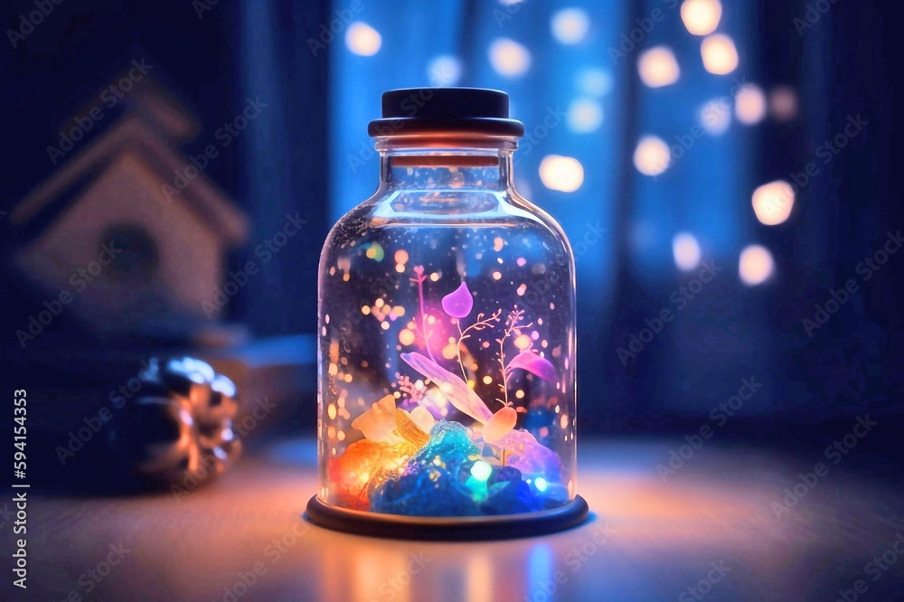 Magische Welt im Glas, made by Ai, Ai-Art Magische Welt im Glas, made by Ai, Ai-Art