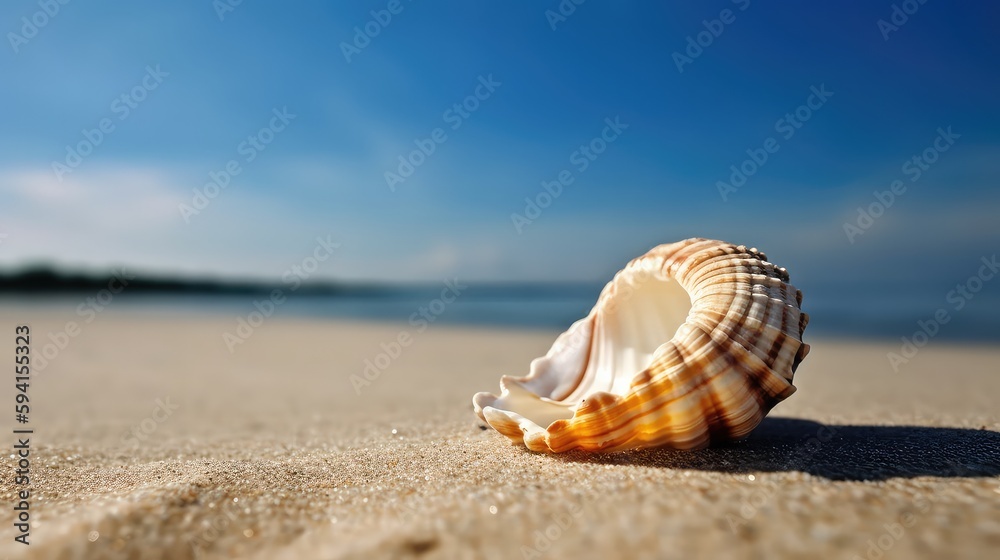 sea shell and starfish with generative ai sea shell and starfish with generative ai