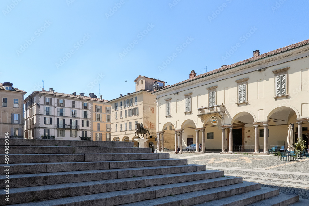 Pavia historic center city village characteristic panorama landscape vision houses