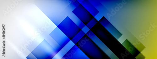 Abstract lines geometric techno background layout