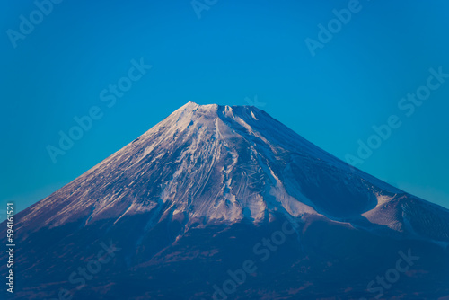 Mt.Fuji near Suruga coast in Shizuoka telephoto shot