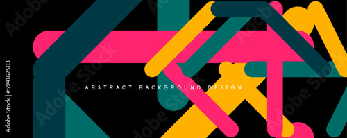 Minimalist straight line abstract background. Vector Illustration For Wallpaper, Banner, Background, Card, Book Illustration, landing page