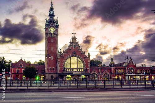 Poland Gdansk glowny rail station