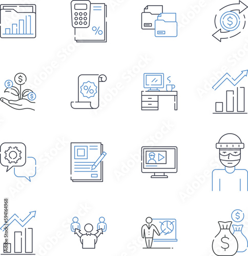 Customer survey line icons collection. Feedback, Satisfaction, Questionnaire, Opinion, Experience, Response, Rating vector and linear illustration. Testimonial,Insight,Perception outline signs set