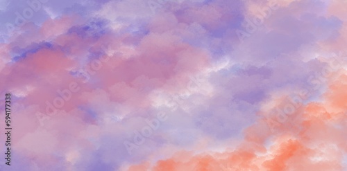 Abstract sky cloud pink pastel background