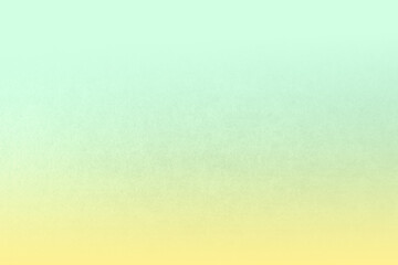 Two tone pale green and yellow mixed gradation paint on kraft cardboard box blank paper matte texture background with space and minimalism style