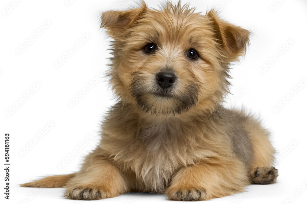 Adorable Norfolk Terrier on a White Background: Perfect for Your Pet-Themed Designs Adorable Norfolk Terrier on a White Background: Perfect for Your Pet-Themed Designs
