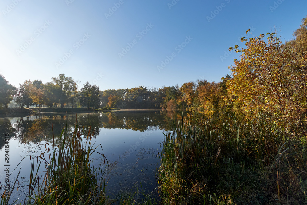 Autumn Rechka Psel - will be an excellent gadget screensaver Autumn Rechka Psel - will be an excellent gadget screensaver