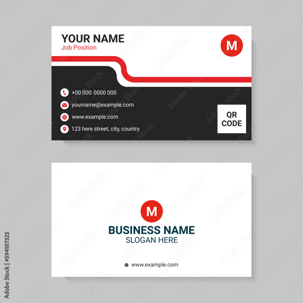 Creative business card design template