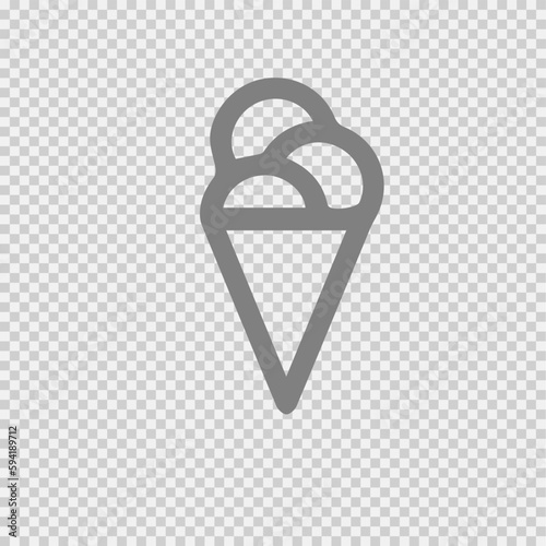 Ice cream vector icon esp 10.