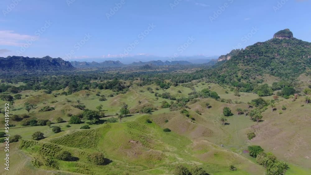 Drone Aerial View of natural reservoirs and the Scenic Landscape and Mountains of Colombia - Honda Region on a Beautiful Sunny Day, Drone Aerial View of natural reservoirs and the Scenic Landscape and Mountains of Colombia - Honda Region on a Beautiful Sunny Day,