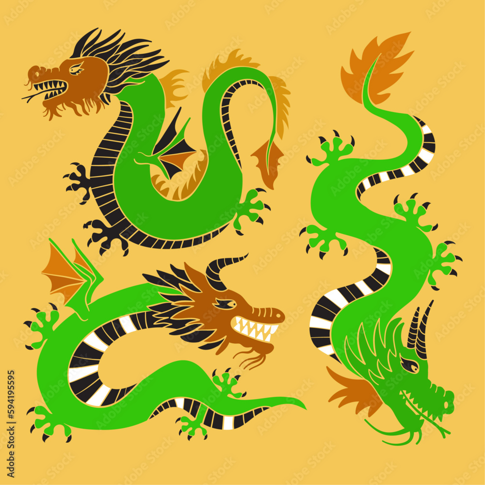 Fototapeta premium Fly Dragon