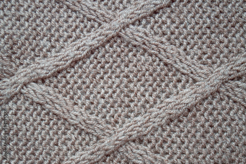 Organic knitting texture with detail woven threads.