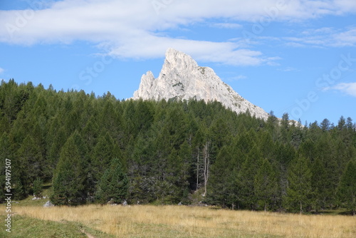 Hexenstein in den Dolomiten photo