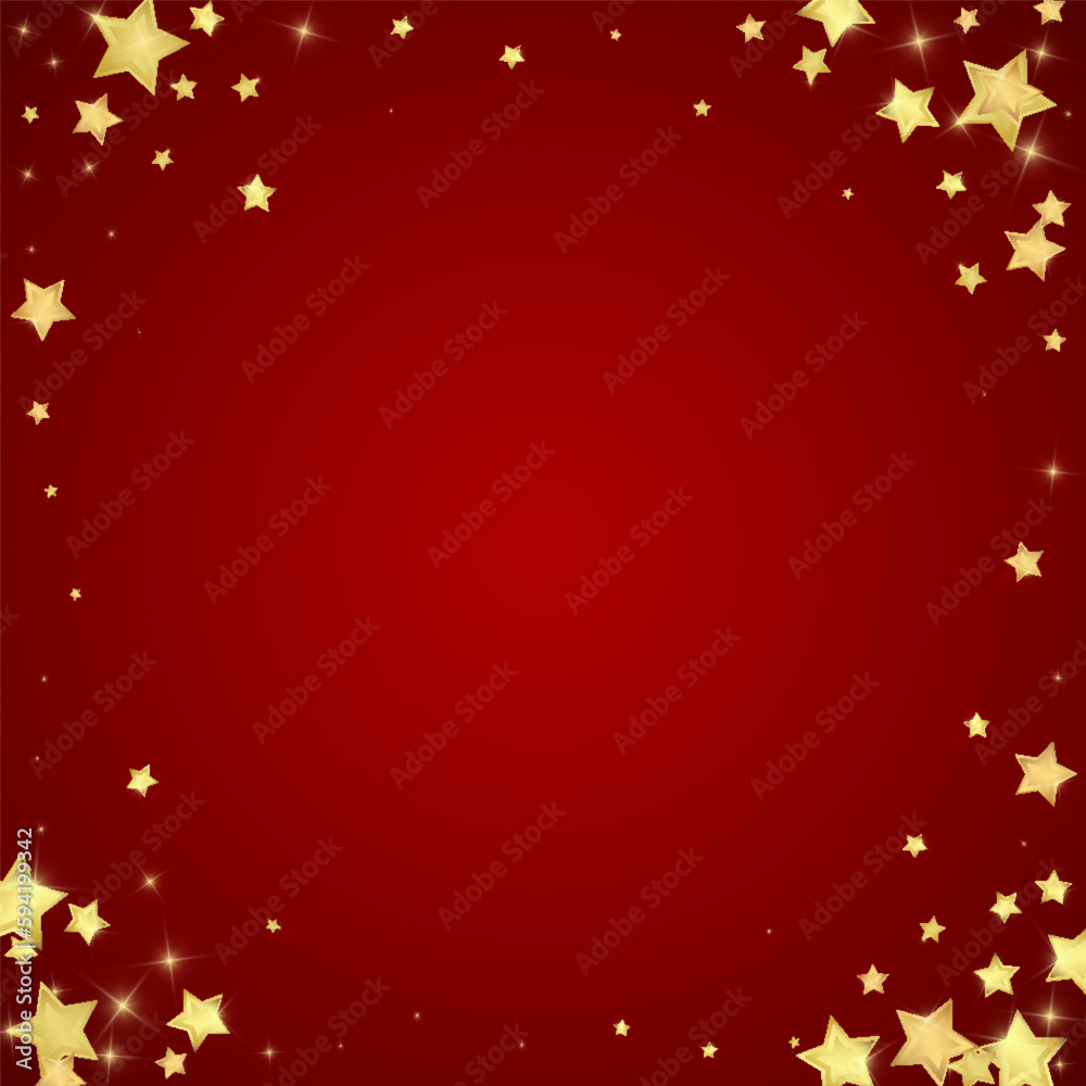 Magic stars vector overlay. Gold stars scattered Magic stars vector overlay. Gold stars scattered