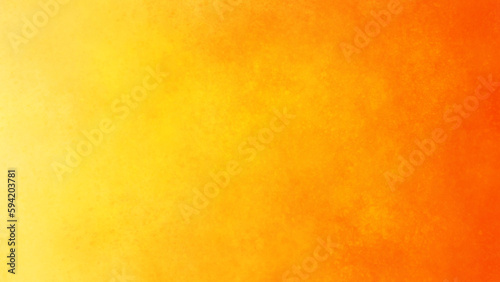 黄色とオレンジの水彩ペイント背景。シンプルな抽象背景素材。