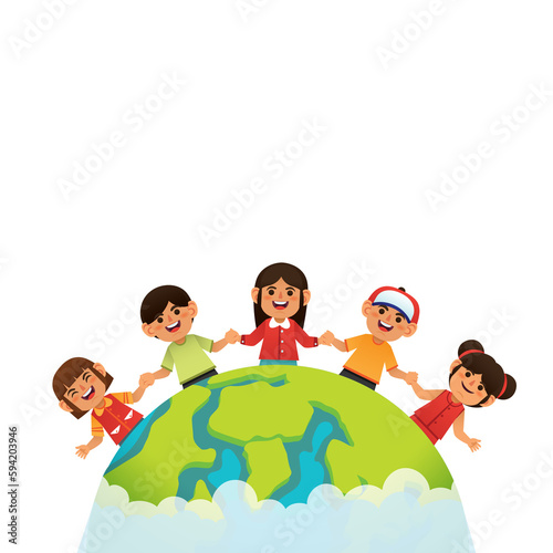 happy children day illustration