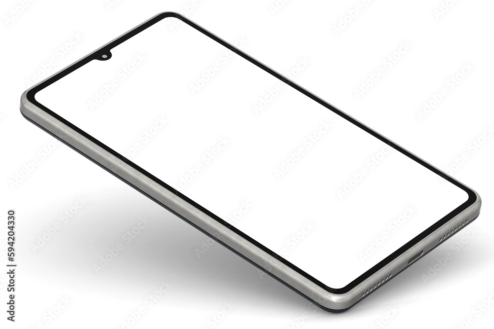 Modern smart phone isolated with white background Modern smart phone isolated with white background