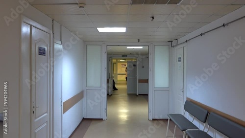 Dnipro, Ukraine, March 2023 - Mechnikov Hospital. Regional Center for Specialized Surgical Care. Military hospital.