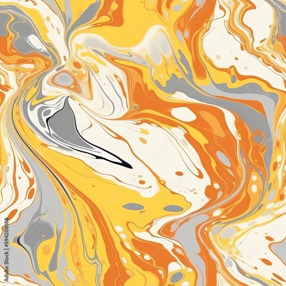 Liquid marble organize with an unfaltering soil shattering touch for print and daze in. Seamless pattern, AI Generated