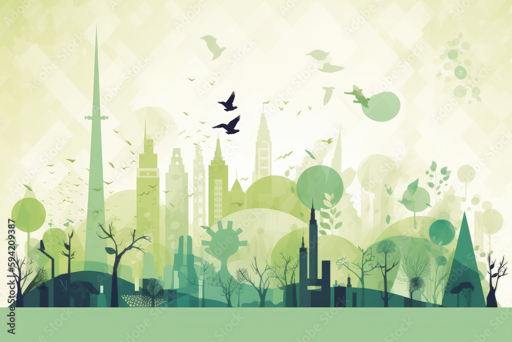 Sustainability background, generative ai Sustainability background, generative ai