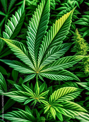 Cannabis plant created with artificial intelligence