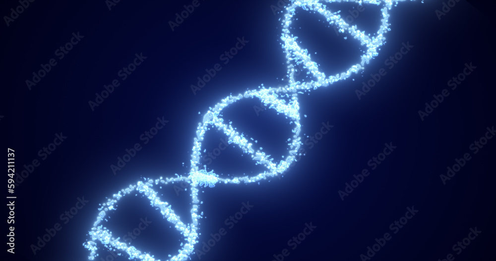 Abstract blue glowing energy spiral dna scientific futuristic high tech background Abstract blue glowing energy spiral dna scientific futuristic high tech background