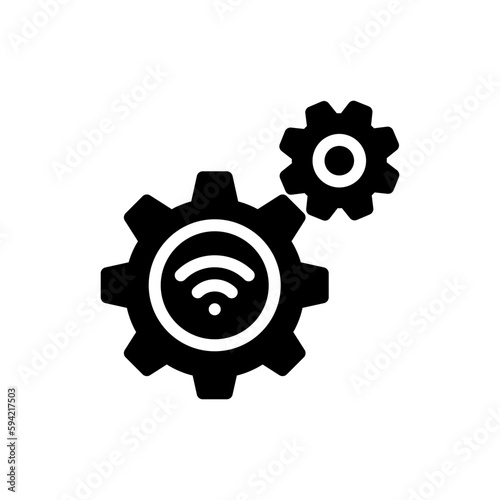 internet of things glyph icon