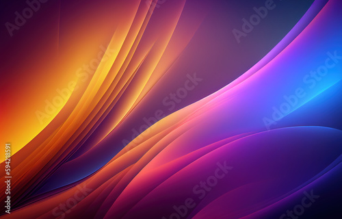 Abstract colorful gradient wave texture art 