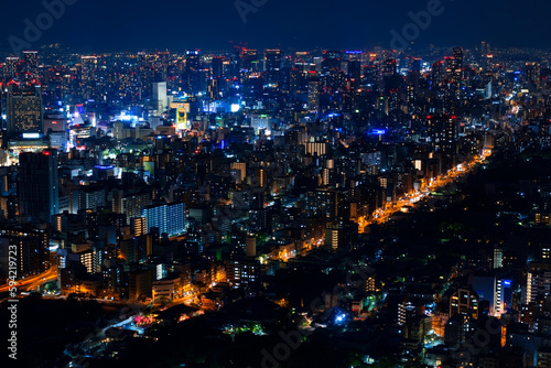 大阪市の夜景