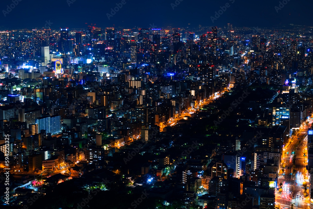 大阪市の夜景