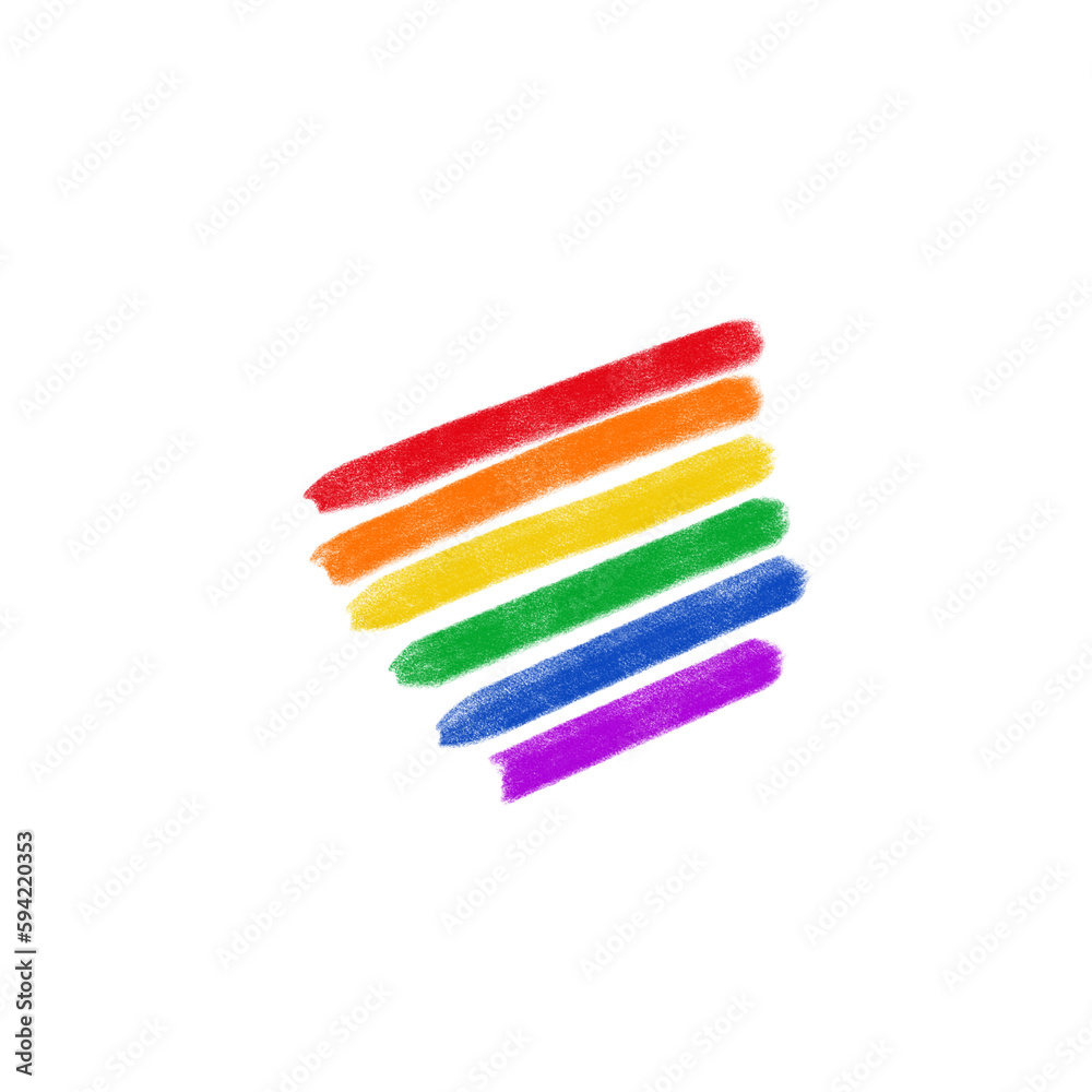 Rainbow BrushStroke Rainbow BrushStroke