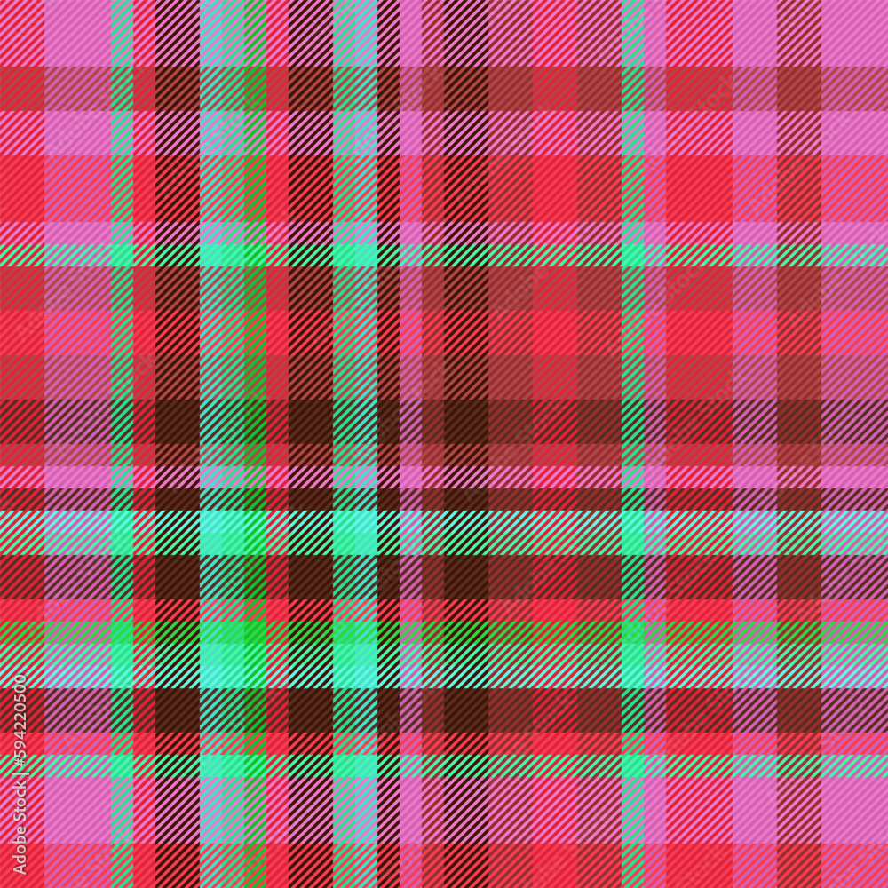 Tartan fabric background. Pattern vector textile. Check plaid texture seamless.