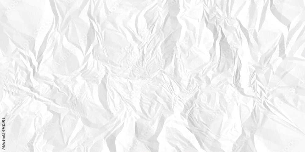 The texture of white crumpled paper. Crumpled white paper texture background. The texture of white crumpled paper. Crumpled white paper texture background.