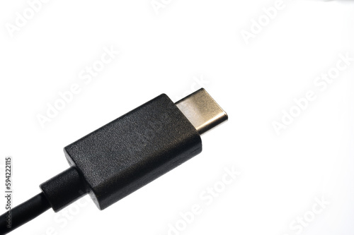 black usbc cable white background normed charging