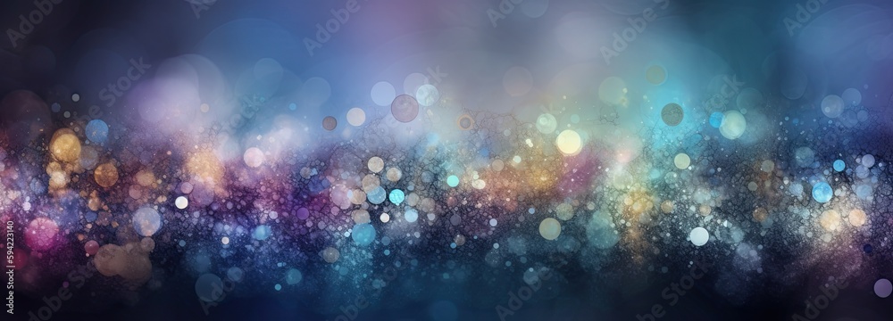 Blue pink and purple bokeh background. Whimsical colorful dreamscapes. Generative AI Blue pink and purple bokeh background. Whimsical colorful dreamscapes. Generative AI