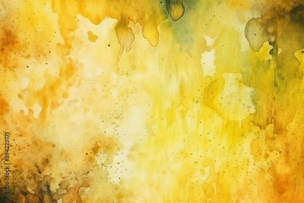 Yellow watercolor abstract background Yellow watercolor abstract background