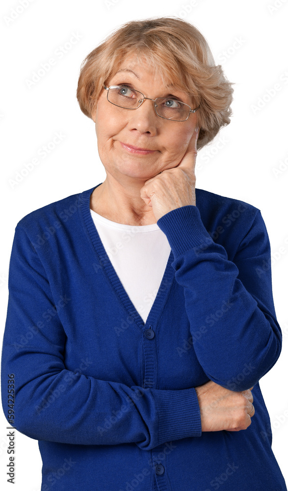 thinking grandmother thinking grandmother