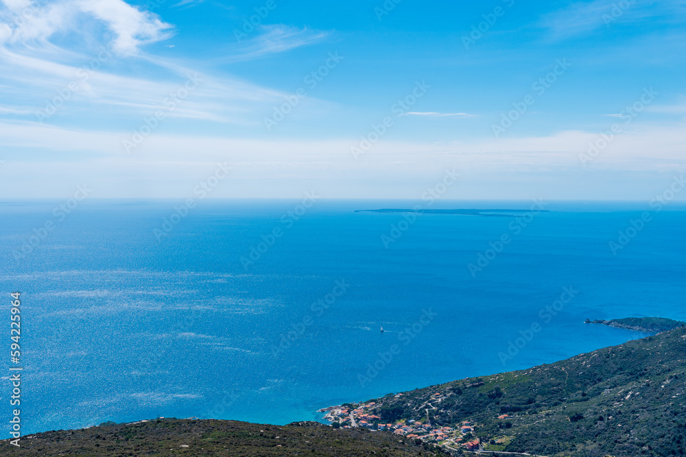 Coastline of Elba island in springtime Coastline of Elba island in springtime