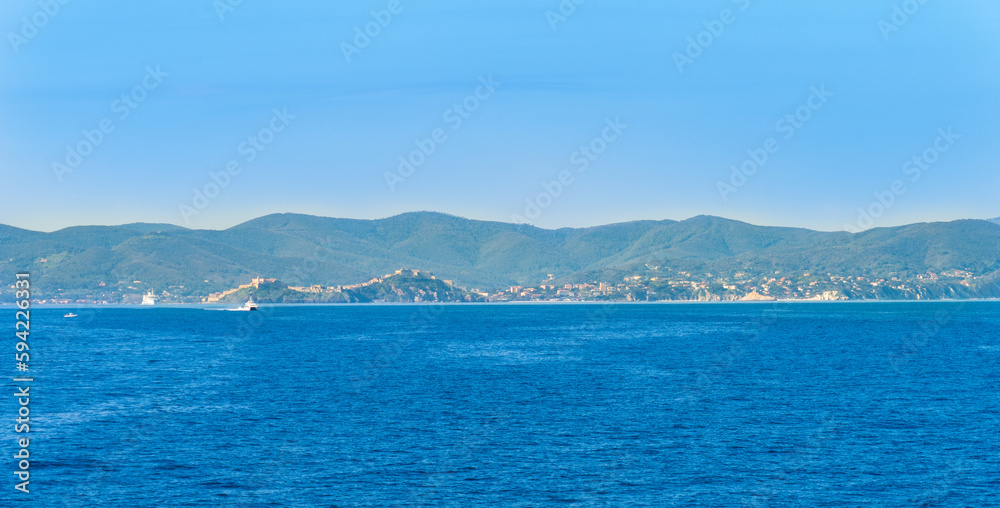 Coastline of Elba island in springtime Coastline of Elba island in springtime