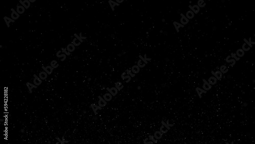 Abstract Dust Particles Background. Bokeh Particles Background.Flickering Particles, random motion of particles. © Viktor