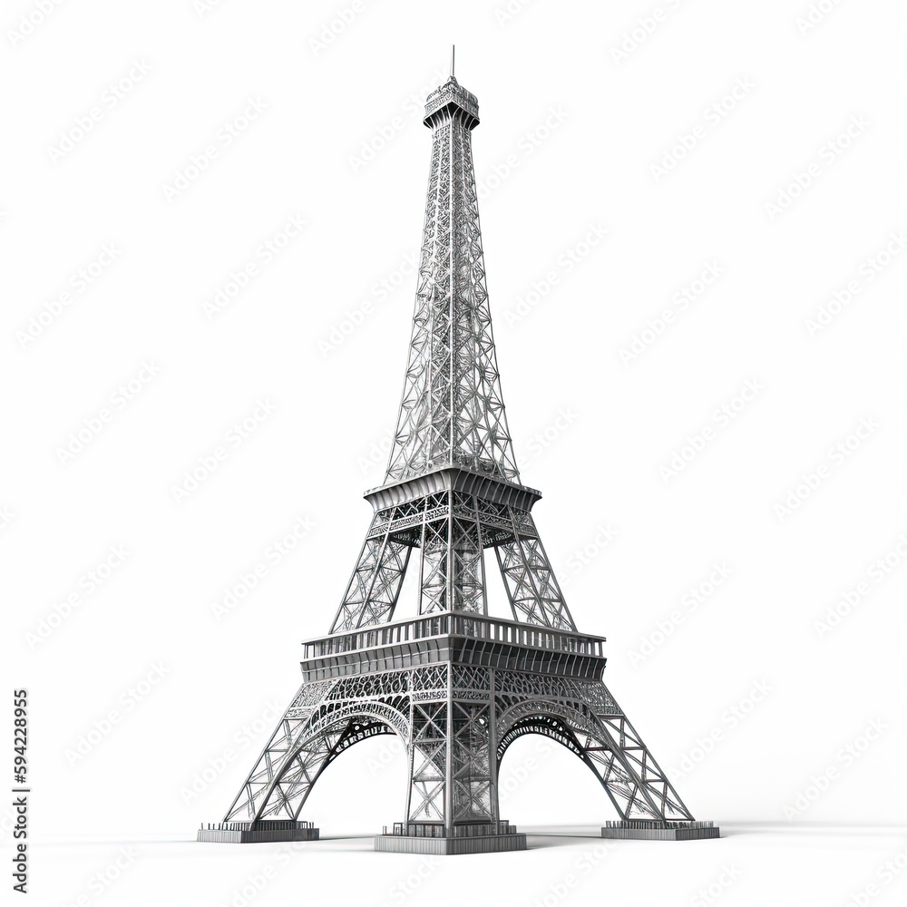 Fototapeta premium eiffel tower, ai generative