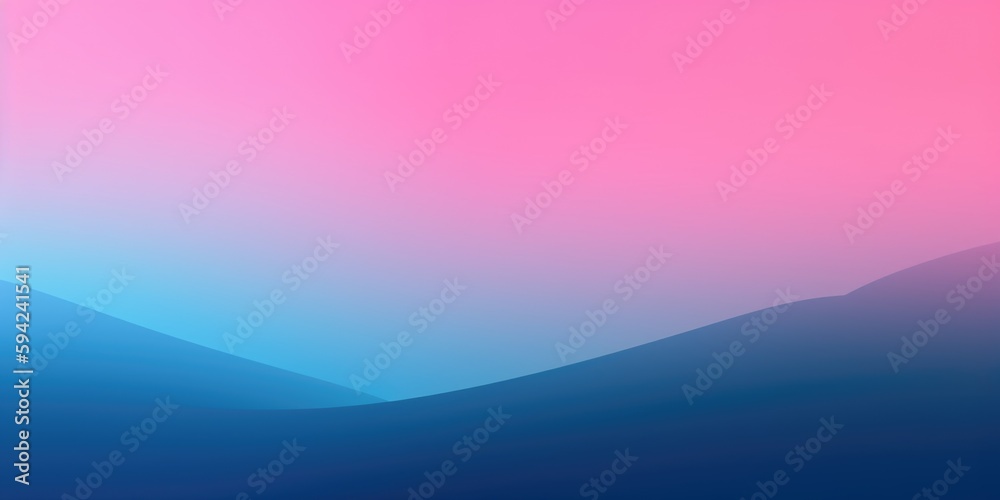 Soft blue and pink gradient background with copy space, banner design created with generative AI technology